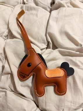 Free People Horse Leather Bag Charm